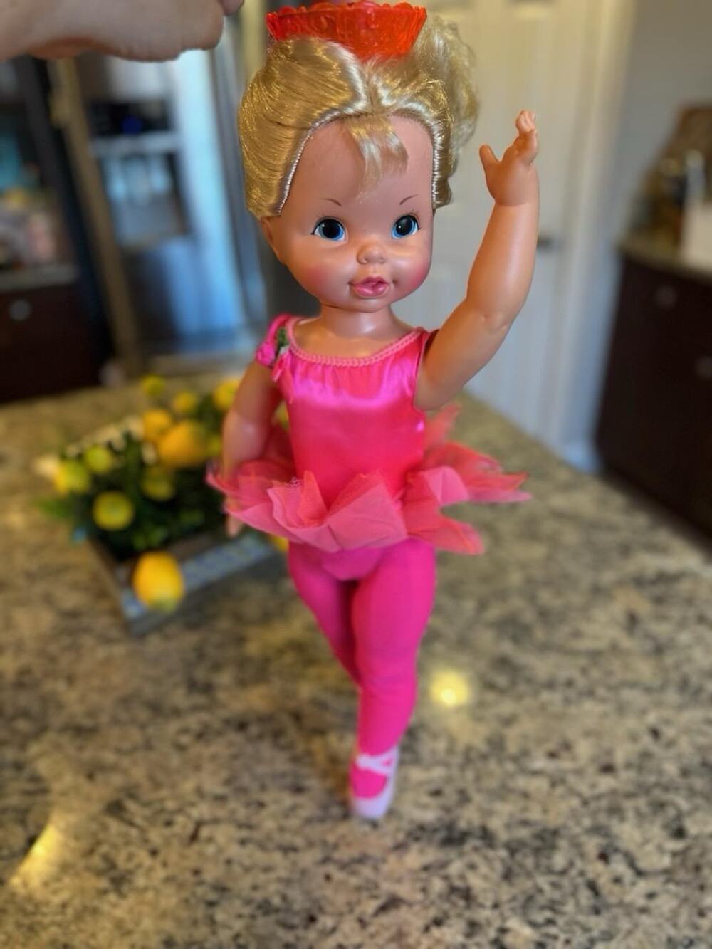 Vintage 1968 Mattel Dancerina Doll Ballerina Dancer WORKS! See Video